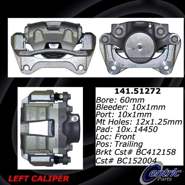 Brake Caliper w// Bracket for Hyundai Sonata Kia Optima 2.4L 2011-2015 Rear Left